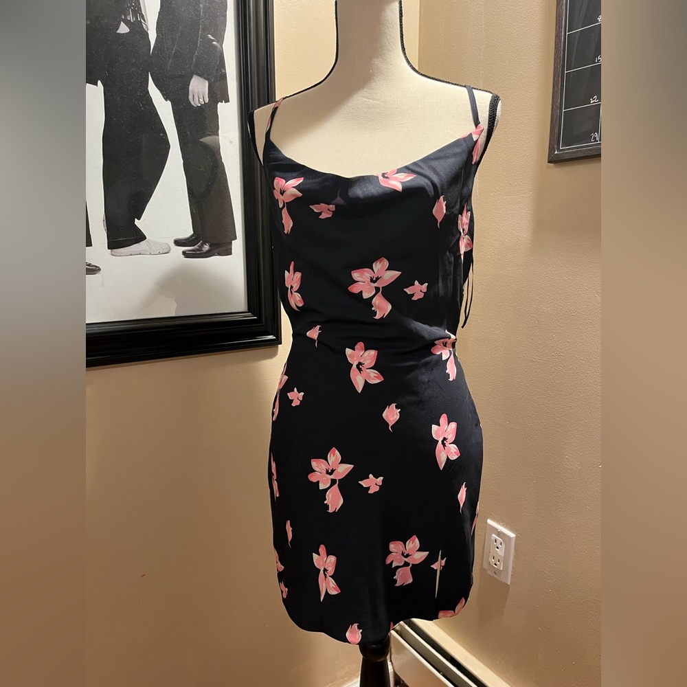 Luvalot Navy Floral Dress